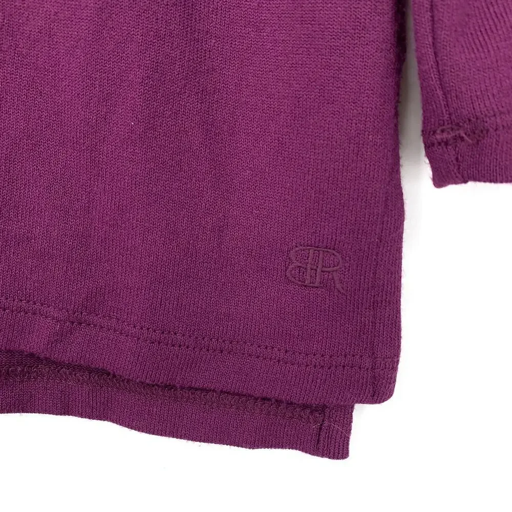 Banana Republic Long Sleeve Knit Top Womens Size Small Purple